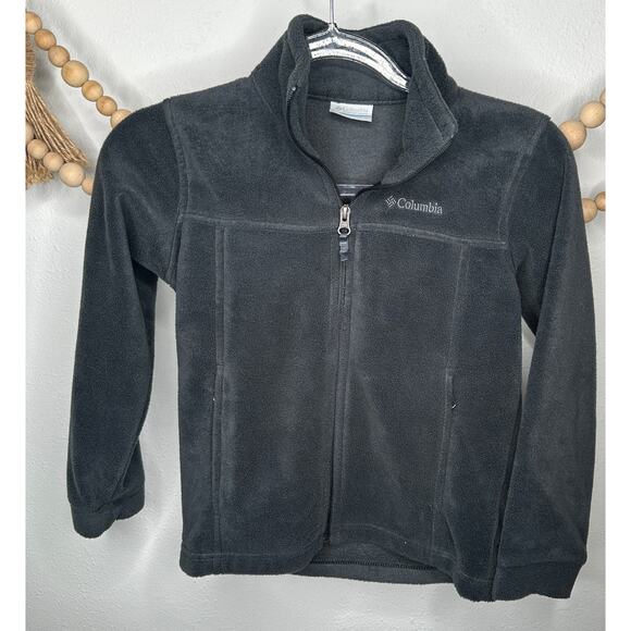 Columbia Dark Gray Fleece Jacket - Picture 1 of 3